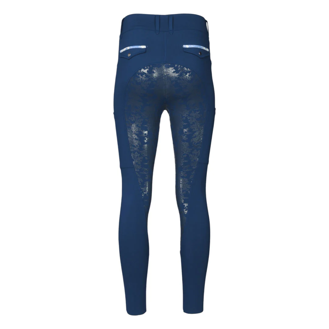 Dapplebay Kids Equestrian Toile Essential Tights - Image 4