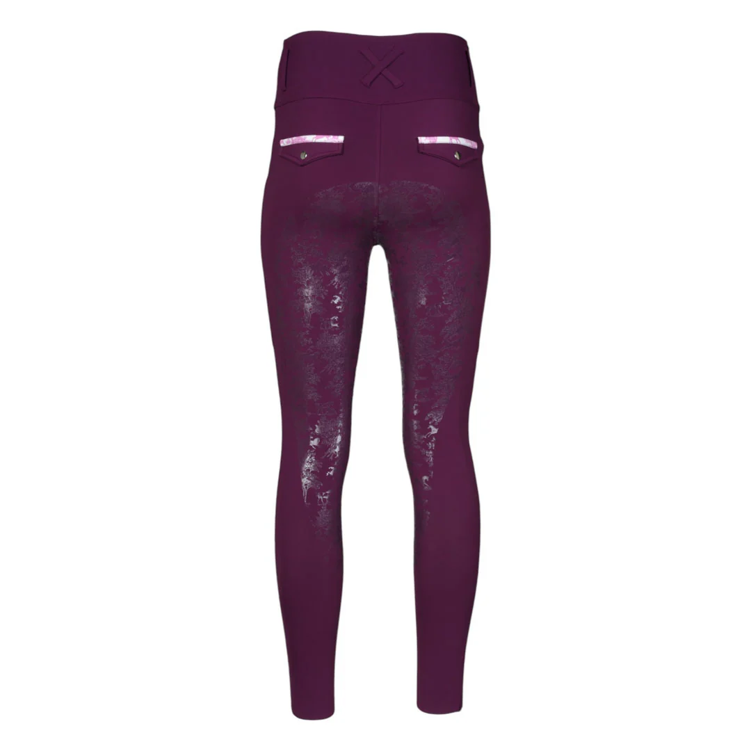 Dapplebay Kids Equestrian Toile Essential Tights - Image 5