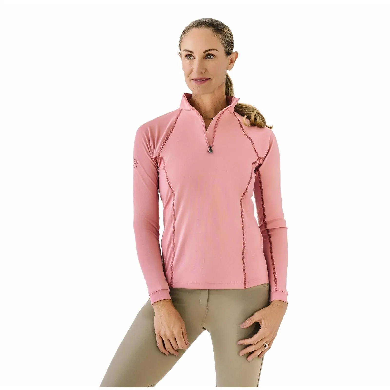 Ovation Ladies 1/4 Zip LS Sunshirt - Image 4