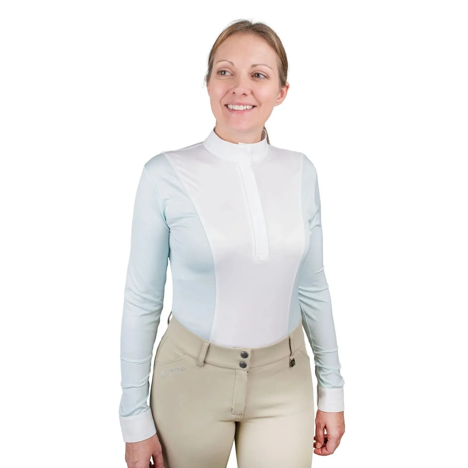 Romfh Ladies Logo LS Show Shirt - Image 3